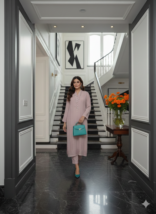 A - Eid Collection 2026 - Tea Rose Ensemble