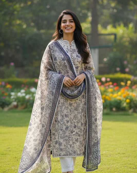 A - Eid Collection 2026 - Sapphire Bloom Ensemble